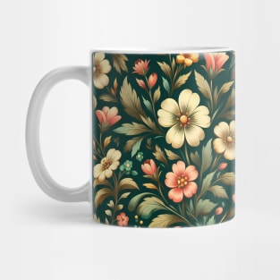 Spring Floral Illustration Mug